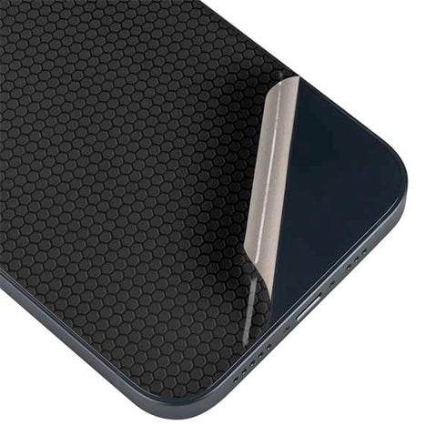 Specialty Vinyl Black Hex Texture iPhone 14 Skin