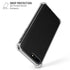 Specialty Vinyl Black Hex Texture iPhone 7/8 Plus Clear Case