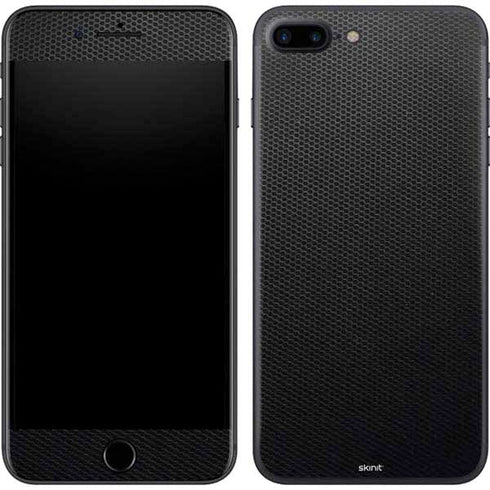 Specialty Vinyl Black Hex Texture iPhone 8 Plus Skin