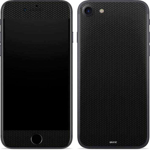 Specialty Vinyl Black Hex Texture iPhone SE (2nd & 3rd Gen) Skin