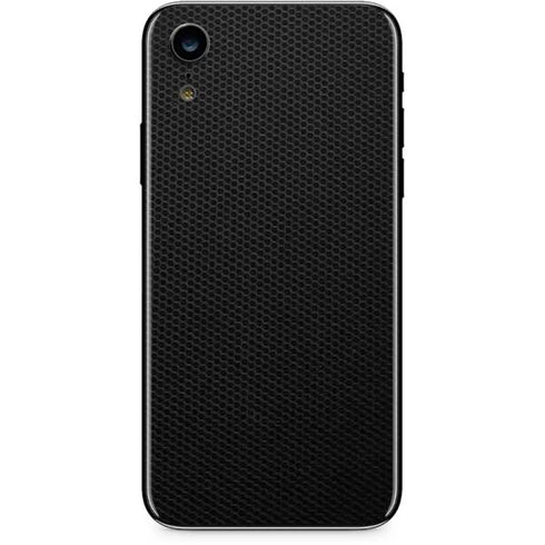 Specialty Vinyl Black Hex Texture iPhone XR Skin