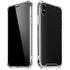 Specialty Vinyl Black Hex Texture iPhone XS Max Clear Case
