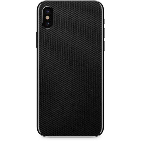Specialty Vinyl Black Hex Texture iPhone XS Max Skin