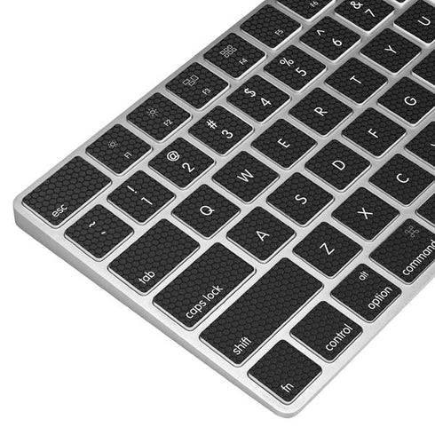Specialty Vinyl Black Hex Texture Magic Keyboard Skin