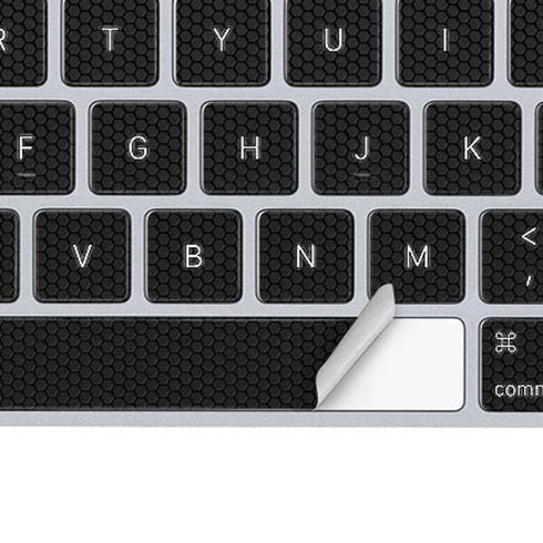 Specialty Vinyl Black Hex Texture Magic Keyboard Skin