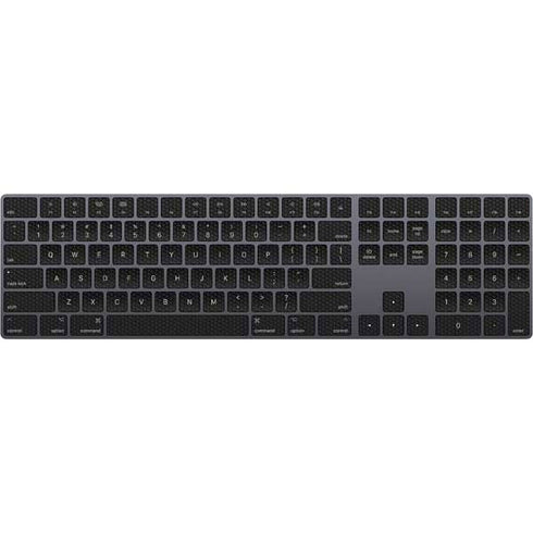 Specialty Vinyl Black Hex Texture Magic Keyboard with Numeric Keypad Skin