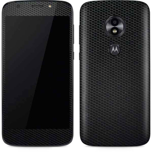 Specialty Vinyl Black Hex Texture Moto E5 Play Skin