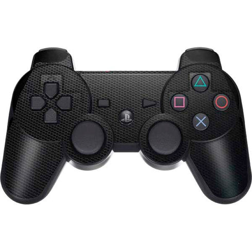 Specialty Vinyl Black Hex Texture PS3 Dual Shock wireless controller Skin