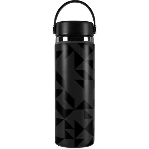 Black Geometric Hydro Flask 20oz Wide Mouth Skin