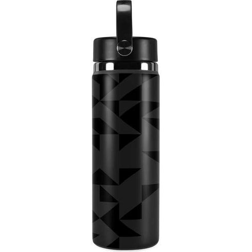 Black Geometric Hydro Flask 20oz Wide Mouth Skin