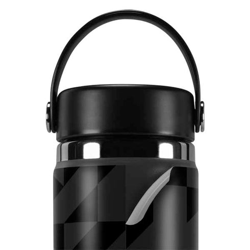Black Geometric Hydro Flask 20oz Wide Mouth Skin