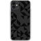 Black Geometric iPhone 11 Clear Case