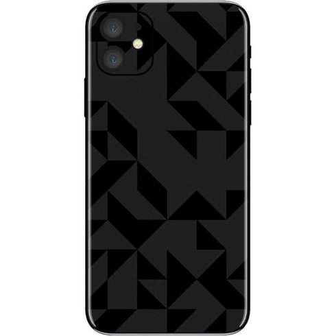 Black Geometric iPhone 11 Skin