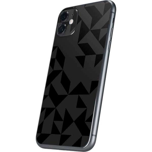 Black Geometric iPhone 11 Skin