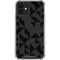 Black Geometric iPhone 12 Clear Case