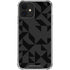 Black Geometric iPhone 12 Clear Case