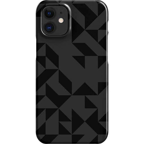 Black Geometric iPhone 12 Mini Lite Case