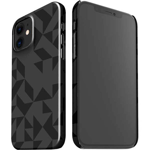 Black Geometric iPhone 12 Mini Lite Case