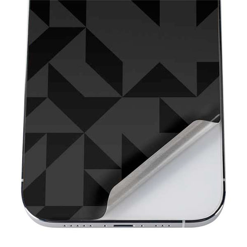 Black Geometric iPhone 12 Pro Max Skin