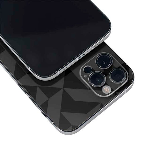 Black Geometric iPhone 12 Pro Max Skin