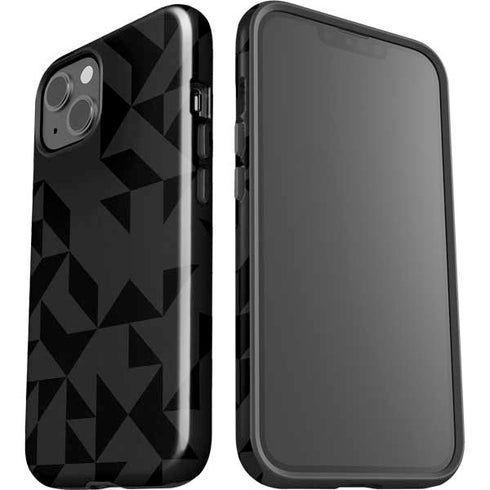 Black Geometric iPhone 13 Impact Case