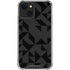 Black Geometric iPhone 13 Mini Clear Case