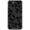 Black Geometric iPhone 14 Plus Clear Case
