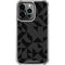 Black Geometric iPhone 14 Pro Clear Case