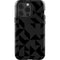 Black Geometric iPhone 14 Pro Impact Case