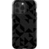 Black Geometric iPhone 15 Pro Impact Case