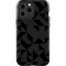 Black Geometric iPhone 15 Pro Max Impact Case