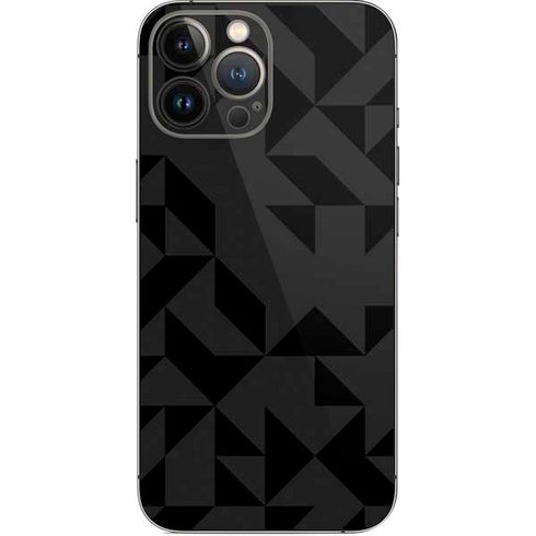 Black Geometric iPhone 14 Pro Max Skin