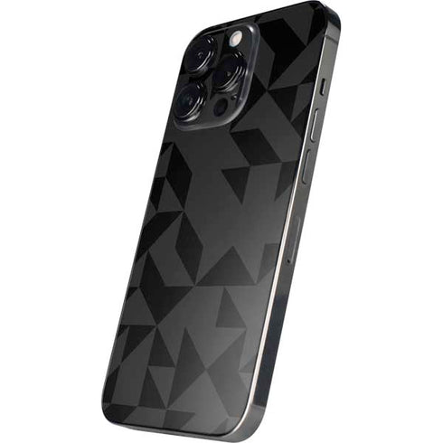 Black Geometric iPhone 14 Pro Skin
