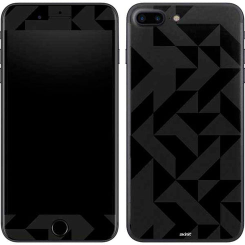 Black Geometric iPhone 7 Plus Skin