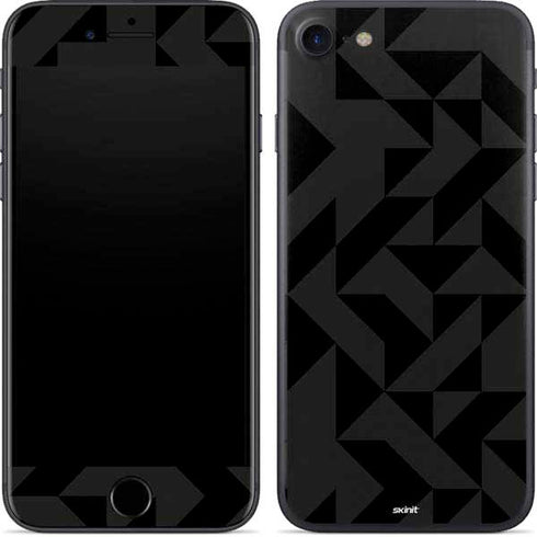 Black Geometric iPhone 7 Skin