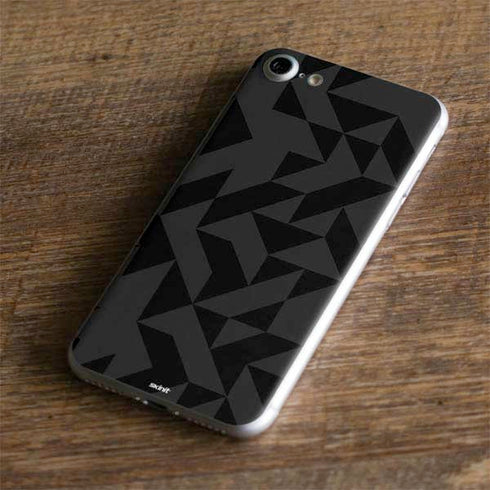 Black Geometric iPhone 7 Skin