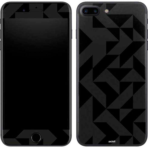Black Geometric iPhone 8 Plus Skin