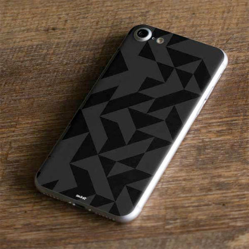 Black Geometric iPhone 8 Skin