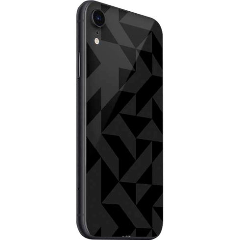 Black Geometric iPhone SE (2nd & 3rd Gen) Skin