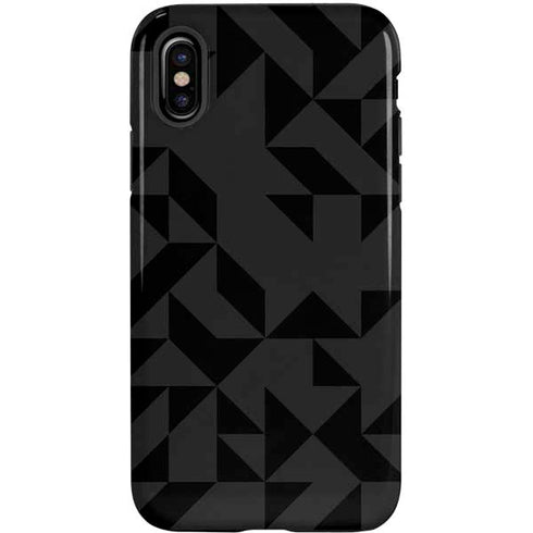 Black Geometric iPhone X Pro Case