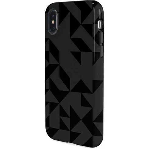 Black Geometric iPhone X Pro Case