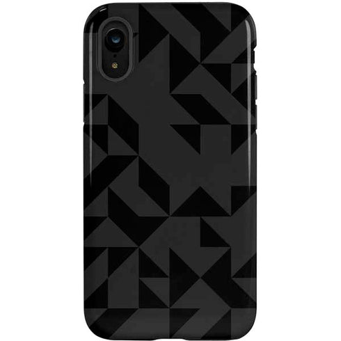 Black Geometric iPhone XR Pro Case