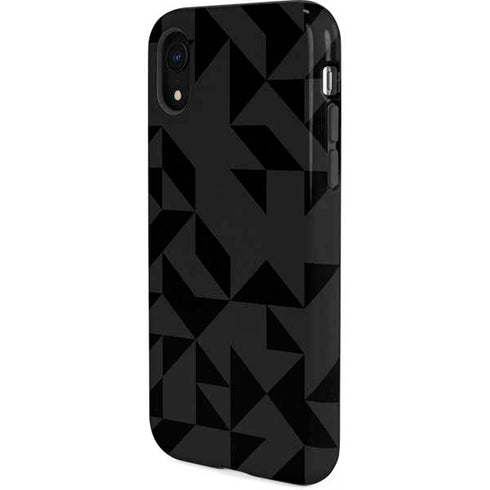 Black Geometric iPhone XR Pro Case