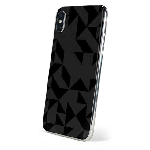 Black Geometric iPhone XS Max Skin