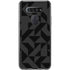 Black Geometric LG K51/Q51 Clear Case