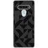 Black Geometric LG Stylo 6 Clear Case