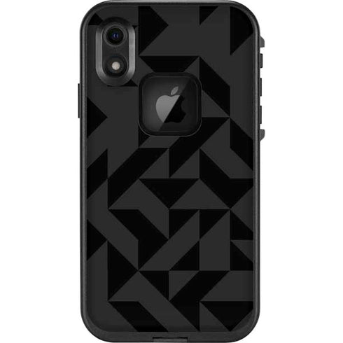 Black Geometric LifeProof Fre iPhone Skin