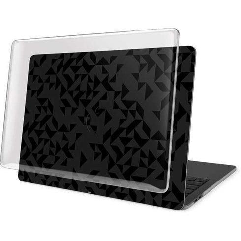 Black Geometric MacBook Pro 13in (2020) Case plus Skin