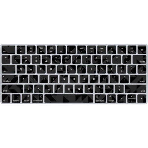 Black Geometric Magic Keyboard Skin