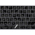 Black Geometric Magic Keyboard with Numeric Keypad Skin